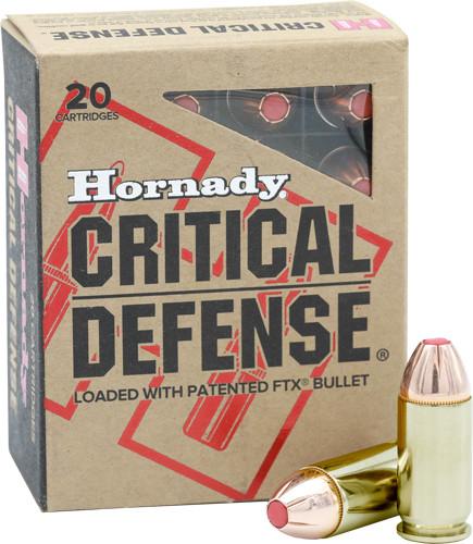 Hornady Critical DUTY 45 ACP+P 185GR Flexlock 20RD 10BX/Case