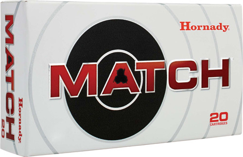 Hornady MATCH 308 WIN 168GR BTHP 20RD 10BX/Case