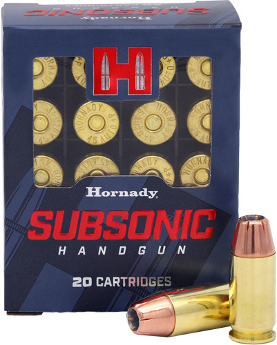 Hornady Subsonic 40 SW 180GR XTP 20RD 10BX/Case