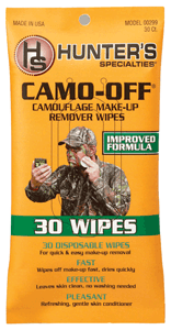 Hunters Specialties HS FACE PAINT Remover PADS Camo-off 30PK