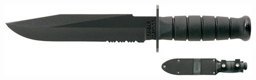 Ka-bar Knives Fighter KNIFE 8" Serrated W/sheath