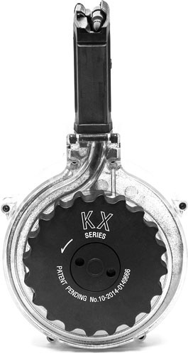Kci Usa USA Included Magazine AR15 223 50RD DRUM BLACK Polymer