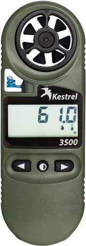 Kestrel Ballistics 3500NV Weather METER Digital Psychrometer Olive Drab