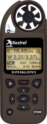Kestrel Ballistics 5700X ELITE With Applied Ballistics FLAT DARK EARTH