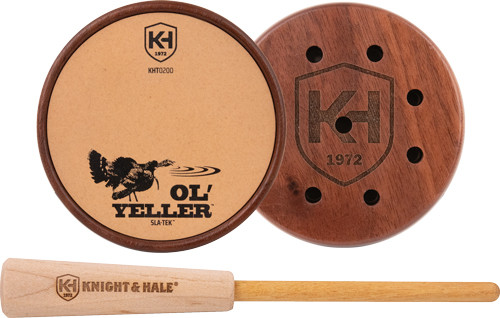 Knight and Hale AND HALE OL' Yeller POT CALL Walnut Sla-tek