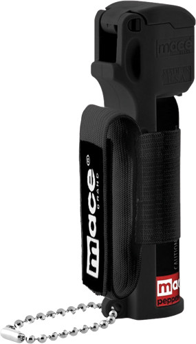Mace Security International Pepper SPRAY SPORT MODEL KEY Chain/hand STRAP BLACK 18G