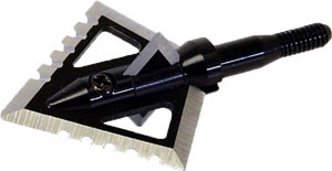 Magnus Broadheads Broadheads BLACK Hornet 4-BLD Serrate 100GR 1 1/4" 3PK