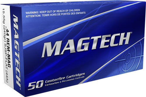 Magtech 44 REM Magazine 240GR Sjsp-fp 50RD 20BX/Case