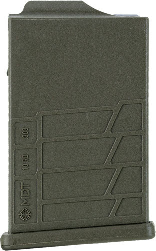 Mdt Magazine Polymer GEN2 Single Action 308 10 Round Olive Drab