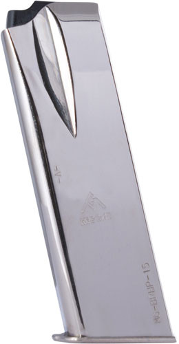 Mec-gar Usa Magazine Browning HP 9mm LUGER 15RD FLUSH Nickel