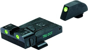 Meprolight NIGHT SIGHT Adjustable SET Green/green FITS MOST Glocks