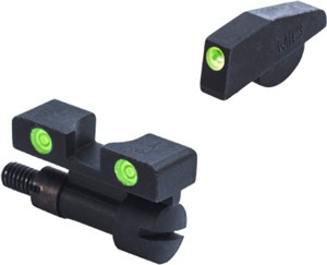 Meprolight NIGHT SIGHT Adjustable SET Pinned Fixed Sights S&W KLN Revolvers