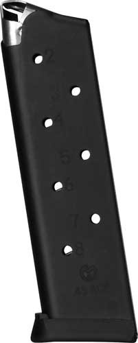Metalform Magazines Magazine 1911 GOVT. 45ACP 8RD BLACK Removable BASE