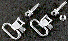 Michaels Swivel SET 1" FOR Standard Rifles Silver