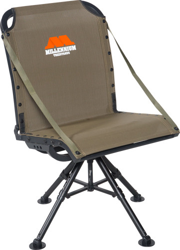 Millennium Treestands Ground BLIND CHAIR Adjustable 4 LEG 360 Swivel