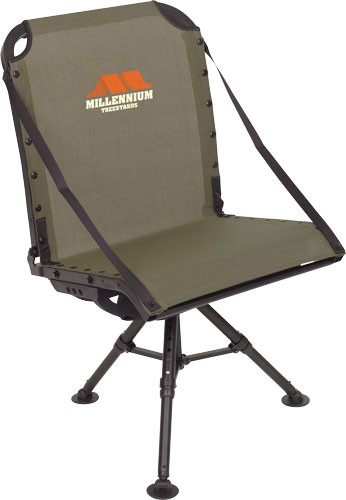 Millennium Treestands Ground BLIND CHAIR With Packable Leveling LEGS