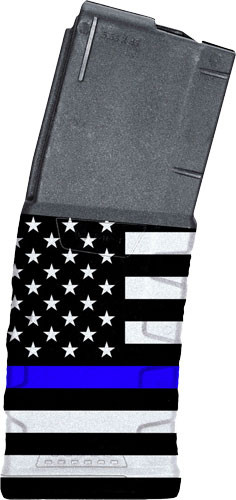 Mission First Tactical MFT EXD Magazine AR15 5.56x45 30RD BLUE LINE FLAG