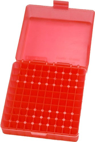 Mtm 100 ROUND 17hmr/22mag AMMO BOX SEE Through CLEAR
