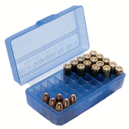 Mtm AMMO BOX 9mm Luger/380acp 50-rounds FLIP TOP STYLE
