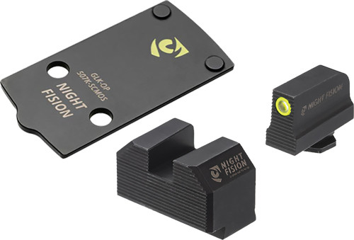 Night Fision Optic Plate + Backup Sight Com