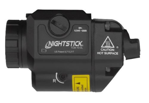 Nightstick Compact Handgun LIGHT W/green LASER FOR GLOCK