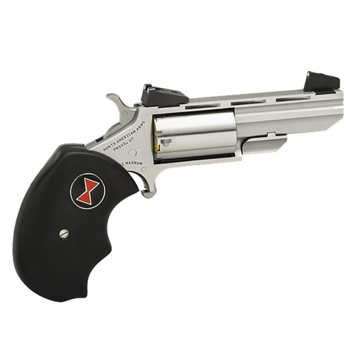 North American Arms Black Widow Revolver - 22 LR, 2"
