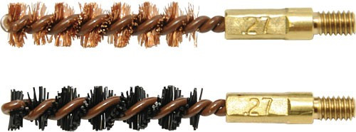 Otis Technology BORE BRUSH .27 CAL 2-PK 1-NYLON 1-bronze 8-32 Thread!!