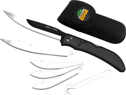 Outdoor Edge EDGE RAZOR BONE 6-BLD COMBO SET GRAY Blister PACK