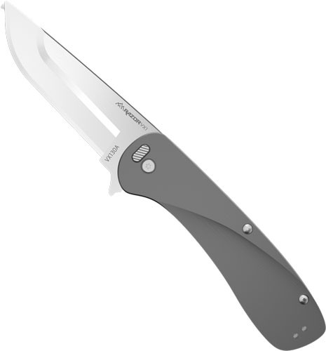Outdoor Edge EDGE RAZOR VX1 3" FLDR COOL GRAY Aluminum Spring Assist