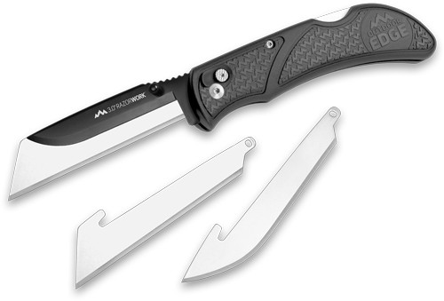 Outdoor Edge EDGE Razor-work 3-BLD COMBO SET GRAY Blister PACK