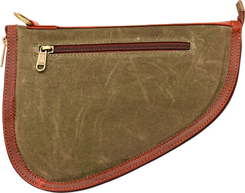 Palmetto Bag Co Pistol CASE Medium Woodland WAXED Canvas/buffalo