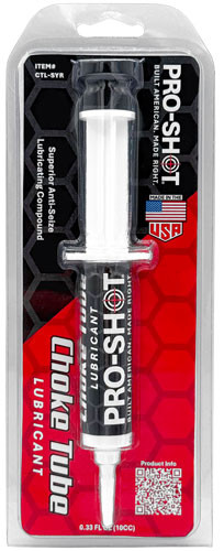 Pro-shot Products SHOT CHOKE Tube/suppressor Thread LUBE 10CC Syringe