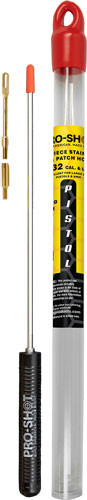 Pro-shot Products Stainless 1PC Pistol Cleaning Rod 8-Inch .22 Cal Up