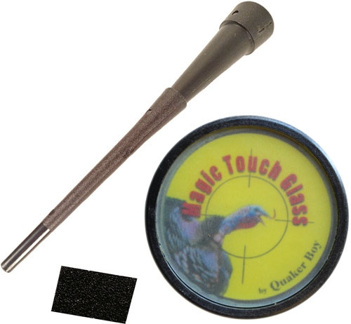 Quaker Boy BOY Turkey CALL POT STYLE MAGIC TOUCH GLASS