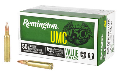 Remington UMC 223REM 55GR FMJ 50/400