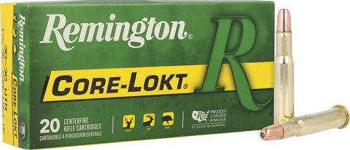Remington 30-30 WIN 170GR Core-lokt HP 20RD 10BX/Case