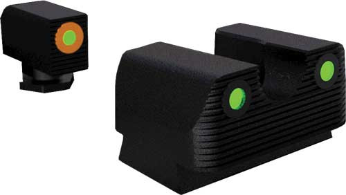 Rival Arms ARMS Tritium NIGHT SGT SET FOR GLOCK 17/19 W/ORG RING