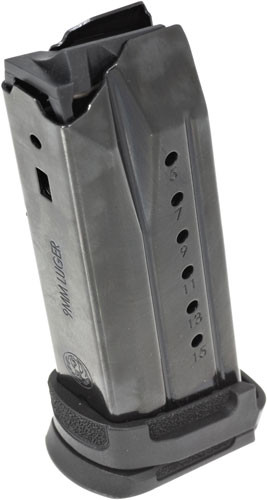 Ruger Security-9 Compact Magazine Accessory-magazines for Centerfire Pistol - 9mm LUGER (9X19,9mm PARABELUM), 15-Round