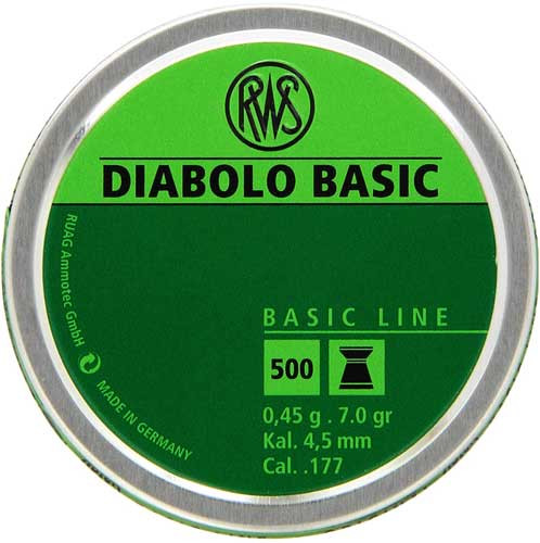 Rws Pellets 177 Diabolo BASIC LINE 7.0 Grains 300 CT
