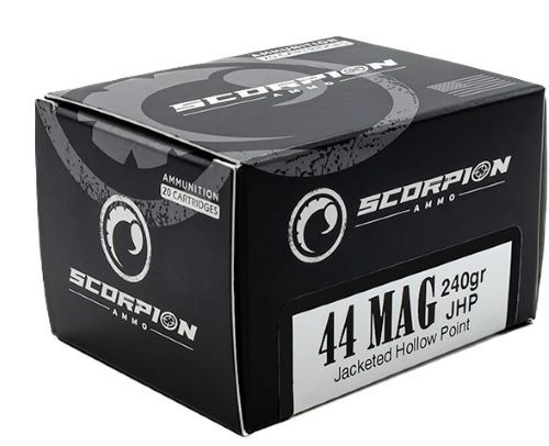 Scorpion Ammo 44 REM Magazine 240GR JHP 20RD 10BX/Case