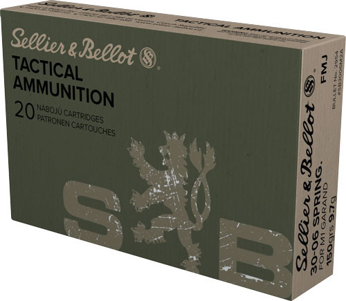 Sellier & Bellot S&B 30-06 150GR FMJ 20RD 20BX/Case
