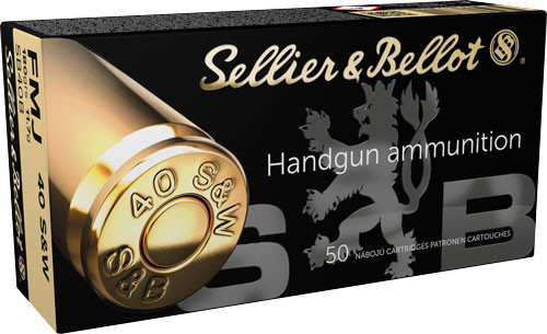 Sellier & Bellot S&B 40 SW 180GR FMJ-RN 50RD 20BX/Case