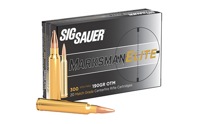 Sig Sauer AMMO 300WIN 190GR OTM 20/200