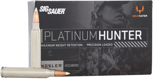 Sig Sauer AMMO 300WM 180GR Plantinum Hunter Accubond 20RD 10BX/Case *