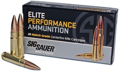 Sig Sauer AMMO 308 WIN 175GR OPEN TIP MATCH 20RD 10BX/Case!!