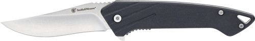 Smith & Wesson S&W KNIFE BLACK OPS Recurve Folder 3" Stainless Steel/BLACK DROP POINT