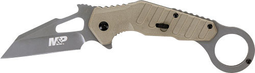 Smith & Wesson S&W KNIFE M&P Extreme OPS 3" Karambit Spring Assist Flat Dark Earth