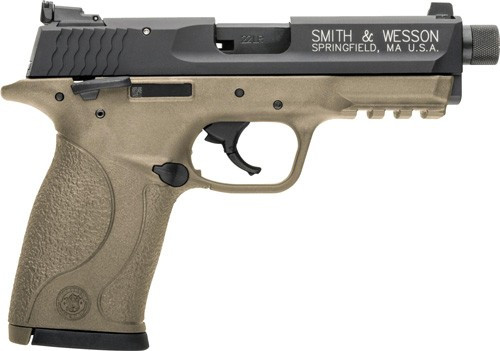 Smith & Wesson M&P22 Compact Suppressor Ready Semi-Automatic Pistol - 22 LONG RIFLE, 3.56"