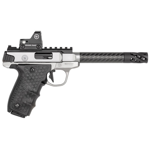 Smith & Wesson SW22 Victory Target Semi-Automatic Pistol - 22 LR, 6" Carbon Fiber Target Barrel