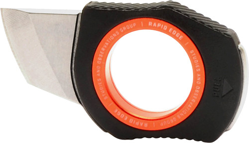 Sog RAPID EDGE Emergency TOOL BLACK/Red Stainless Steel BLADE